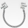 Adjustable nipple clamps with chain