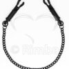 Adjustable nipple clamps with chain