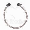 Nipple clamps ball of lead with chain. small - Nipple clamps