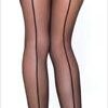 THIGH HIGH W. BACKSEAM AND CUBAN HEEL -