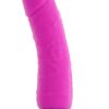 PURRFECT SILICONE VIBRATOR 6INCH PINK - PURRFECT SILICONE VIBRATOR