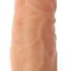 REALSTUFF 8INCH VIBRATOR - FLESH - REALSTUFF 8INCH VIBRATOR