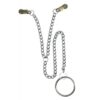 RIMBA - NIPPLE CLAMPS WITH CHAIN AND SCROTUM RING Ø 50 MM. - NIPPLE CLAMPS WITH CHAIN AND SCROTUM RING