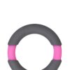 NEON STIMU RING 32MM GREY/PINK - NEON STIMU RING