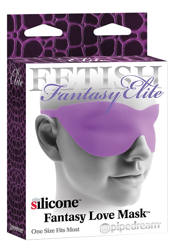 FF ELITE SILICONE LOVE MASK PURPLE - SILICONE LOVE MASK