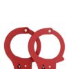 BONDX METAL CUFFS - RED - BONDX METAL CUFFS