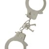 LARGE METAL HANDCUFFS WITH KEYS - METAL HANDCUFFS WITH KEYS