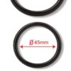 COCK & BALL RINGS 40,45,50MM BLACK - COCK & BALL RINGS