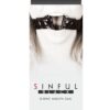 SINFUL BLACK O-RING MOUTH GAG - O-RING MOUTH GAG