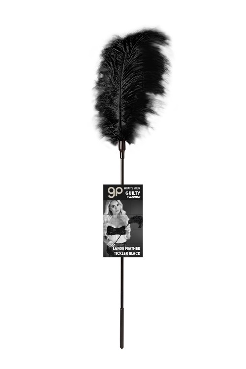 GP LARGE FEATHER TICKLER BLACK - FEATHER TICKLER