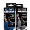 SILICONE MASTURBATOR GREY - SILICONE MASTURBATOR