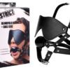 STRICT Eye Mask Harness with Ball Gag - Eye Mask Harness with Ball Gag