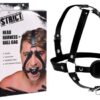 STRICT Head Harness with Ball Gag - Head Harness with Ball Gag