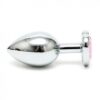 BUTT PLUG SMALL WITH HEARTSHAPED CRISTAL (UNISEX) - BUTT PLUG