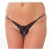 TEXTILE 1346 BLACK G-STRING - G-STRING