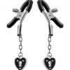 CHARMED HEART PADLOCK NIPPLE CLAMPS - These easy to use clamps have a simple screw-down design