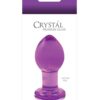 CRYSTAL MEDIUM PURPLE - The entire Crystal Collection is made of 100% hand-blown, premium borosilicate glass.