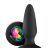 GLAMS RAINBOW GEM - Glams feature a tapered butt plug with a vivid, sparkling gem.