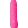 PURRFECT SILICONE ONE TOUCH PINK - Silicone vibrator with suction cup.