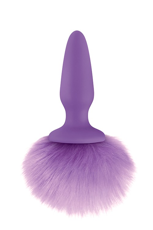 BUNNY TAILS PURPLE - Τα Bunny tails έχουν μαλακή σφήνα με απαλη, φουντωτή ουρά κουνελιού