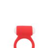 LIT-UP SILICONE STIMU RING 3 RED - δακτύλιος με δόνηση