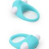 LIT-UP SILICONE STIMU RING 6 BLUE - δακτύλιος με δόνηση