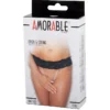 G-string με πέρλες Amorable by Rimba - G-string with pearls - One Size - Black