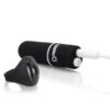 THE SCREAMING O - CHARGED REMOTE CONTROL PANTY VIBE BLACK - ασύρματο παιχνίδι που αποτελείται από επαναφορτιζόμενο bullet, ένα δ