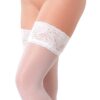 HOLD-UP STOCKINGS - stockings white lace lingerie kaltses aspres