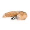 E.T. FOX TAIL PLUG 1 SILVER - Fox tail butt plug