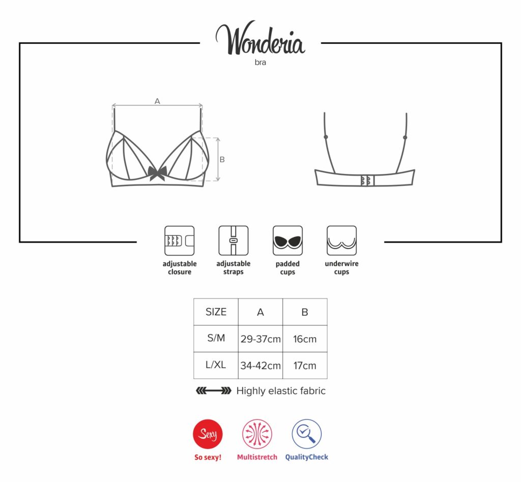 OBSESSIVE - BRA WONDERIA L/XL -