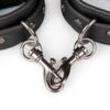 E.T. BLACK LEATHER HANDCUFFS -