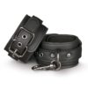 E.T. BLACK LEATHER HANDCUFFS -