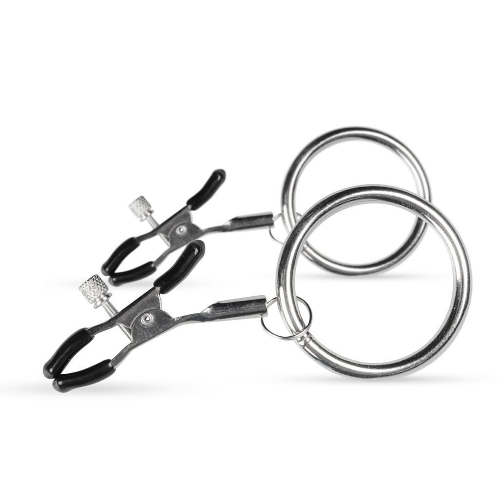 E.T. NIPPLE CLAMPS W. LARGE RINGS -