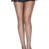 BLACK FISHNET PANTYHOSE PLUS SIZE -