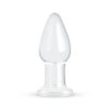 GILDO - CLEAR GLASS BUTTPLUG -