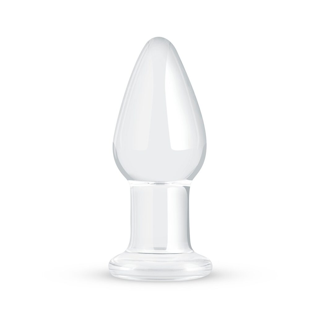 GILDO - CLEAR GLASS BUTTPLUG -