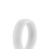 PER. SILICONE GLOW COCK RING WHITE -