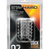 COCK SLEEVE 02 STAY HARD - CLEAR -