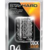 COCK SLEEVE 04 STAY HARD - CLEAR -