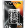 COCK SLEEVE 05 STAY HARD - CLEAR -