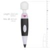 PIXEY MINI WAND VIBRATOR BLACK -