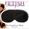 F.F. LOVE MASK FUR LINED BLACK -