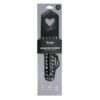 STUDDED PADDLE W. HEART SHAPE -