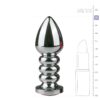 E.T. SILVER BUTTPLUG DIAMOND -