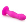 ANAL DILDO PINK SILICONE W. SUCTION CUP -