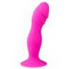 ANAL DILDO PINK SILICONE W. SUCTION CUP -