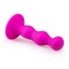 RIBBED SILICONE DILDO PINK -