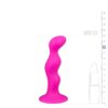 RIBBED SILICONE DILDO PINK -