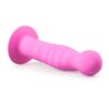 SILICONE SUCTION CUP DILDO PINK -